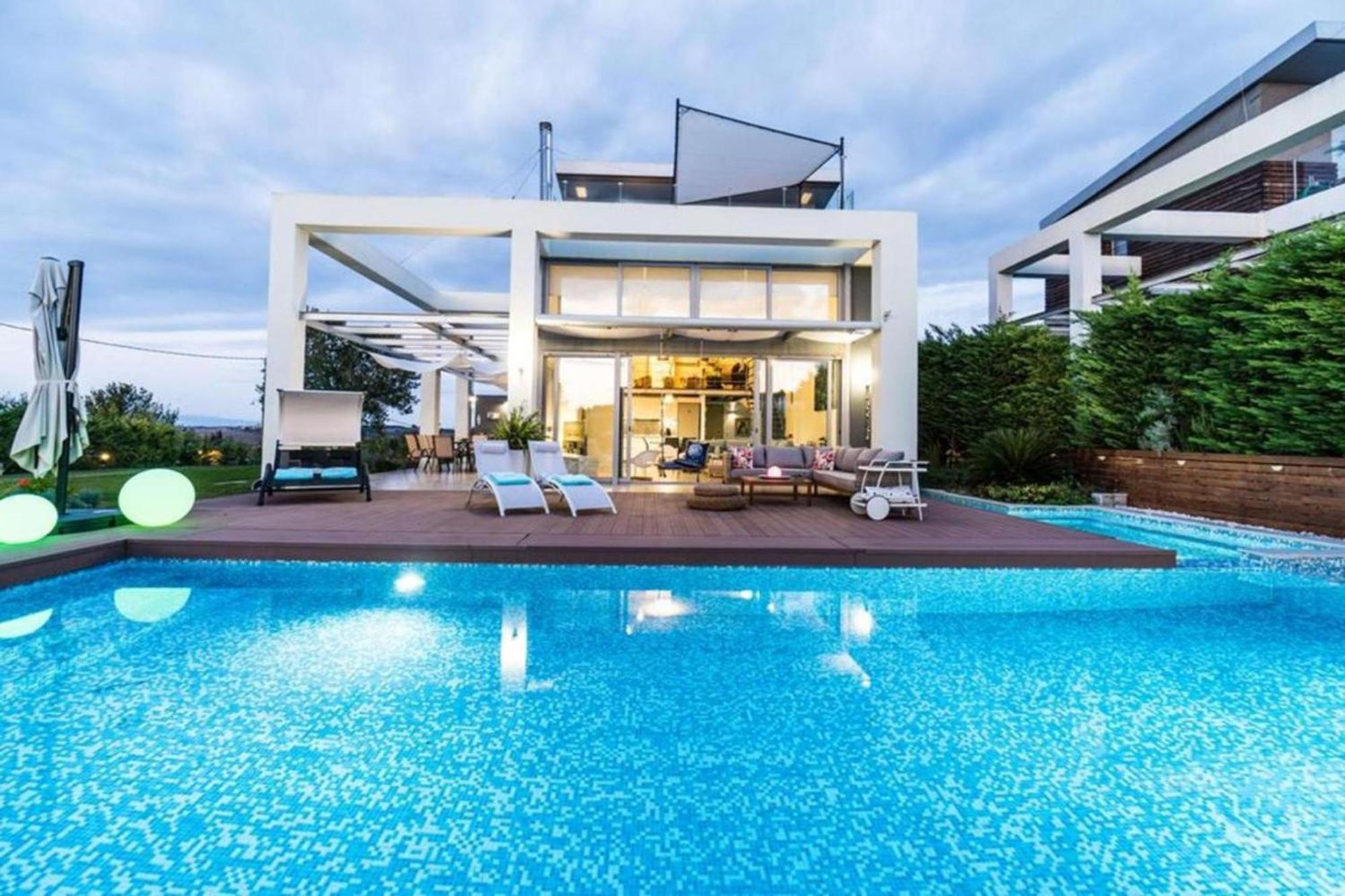 Island Villa Sani Sea View מראה חיצוני תמונה