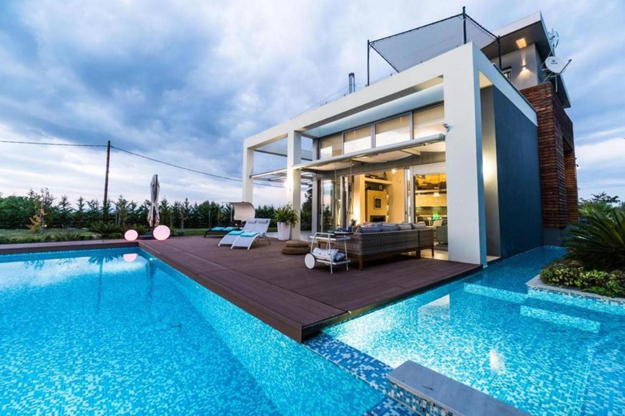 Island Villa Sani Sea View מראה חיצוני תמונה