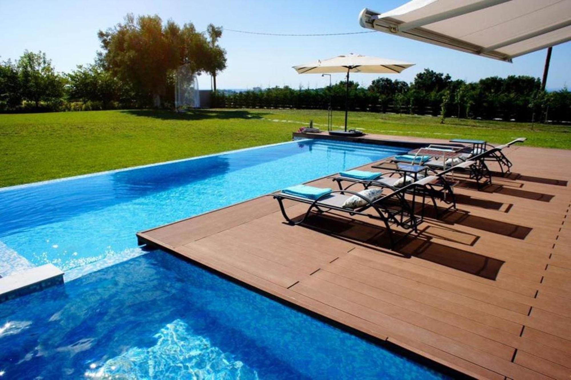 Island Villa Sani Sea View מראה חיצוני תמונה