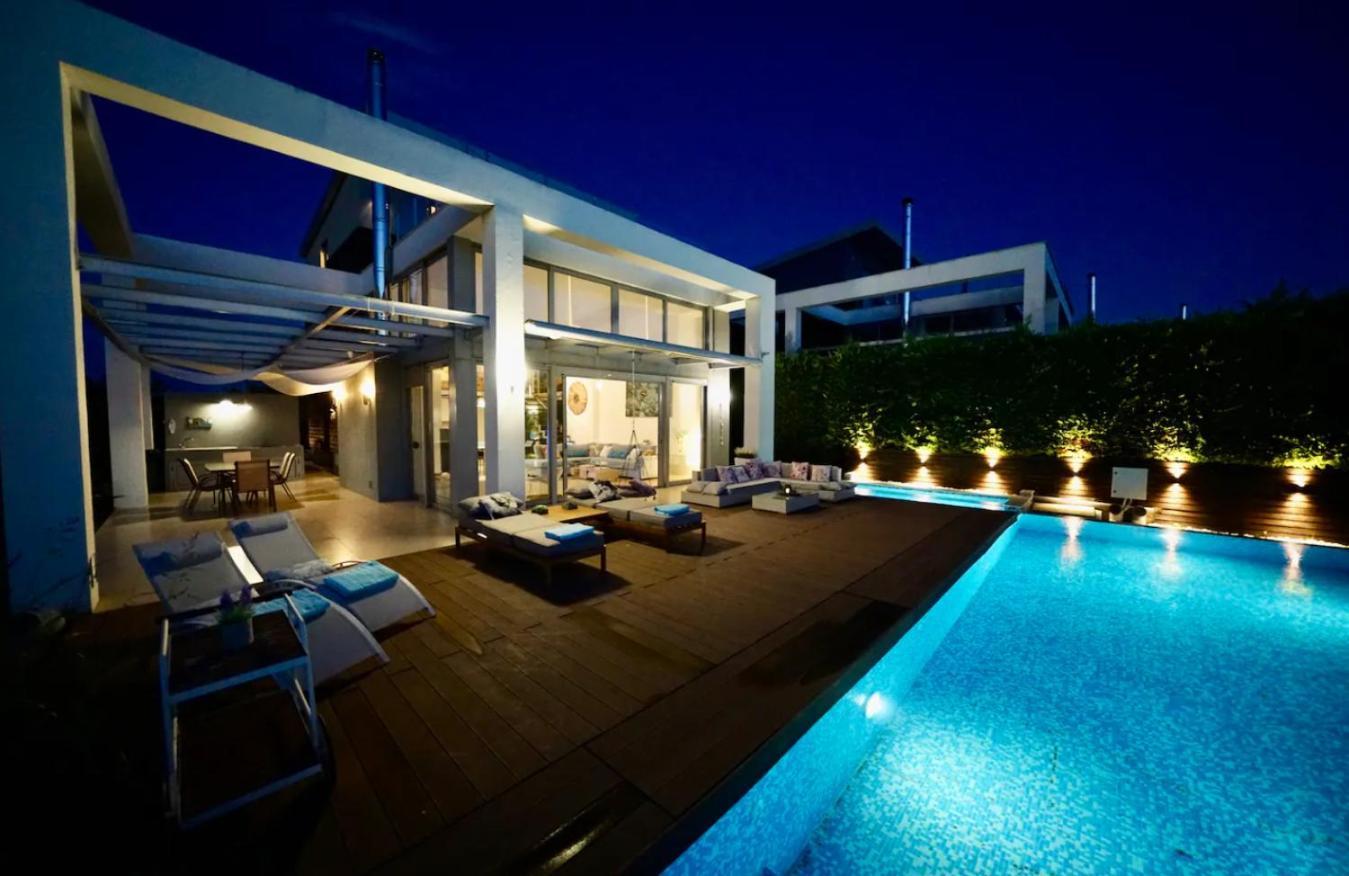 Island Villa Sani Sea View מראה חיצוני תמונה